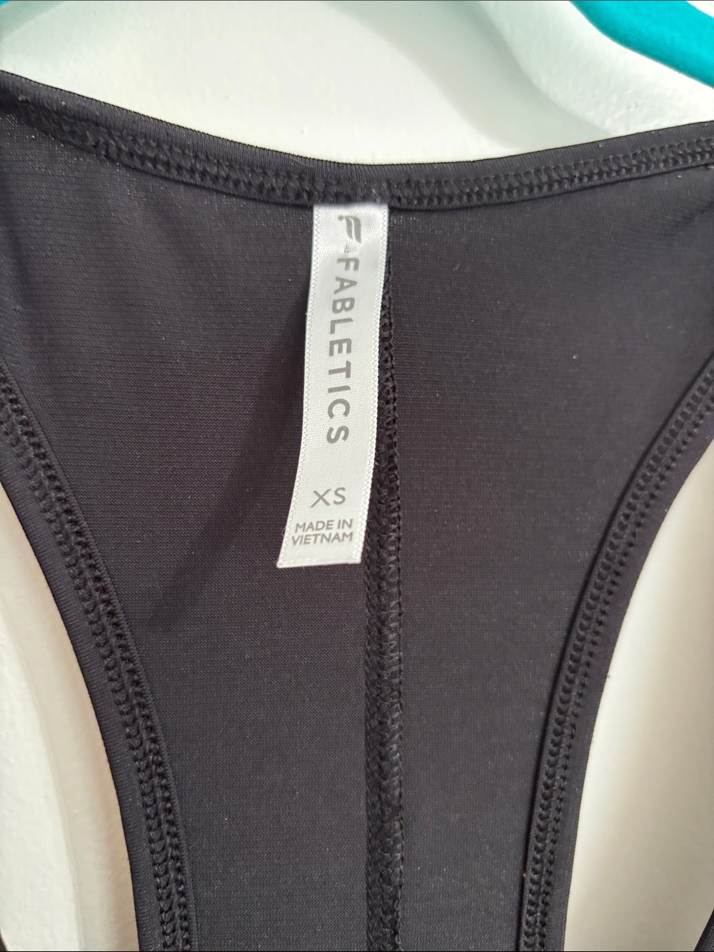 Fabletics Black Racerback Tank - Picture 2 of 3